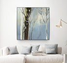 Contemporary Forest 2 by Kathleen Cloutier on GIANT ART - blue botanical arbres