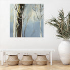 Contemporary Forest 2 by Kathleen Cloutier on GIANT ART - blue botanical quebec artists