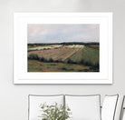 Terres cultivées by Jacques Clément on GIANT ART - beige landscape artistes du québec