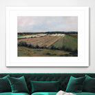 Terres cultivées by Jacques Clément on GIANT ART - beige landscape artistes du québec