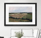 Terres cultivées by Jacques Clément on GIANT ART - beige landscape artistes du québec