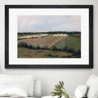 Terres cultivées by Jacques Clément on GIANT ART - beige landscape artistes du québec