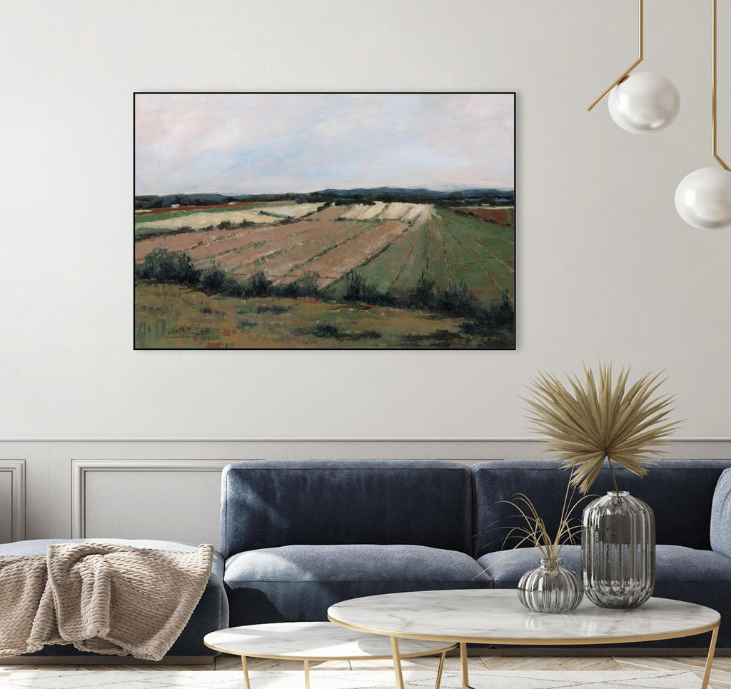 Terres cultivées by Jacques Clément on GIANT ART - beige landscape