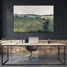 Paysage contemporain-2 by Jacques Clément on GIANT ART - green landscape