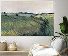 Paysage contemporain-2 by Jacques Clément on GIANT ART - green landscape