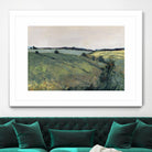 Paysage contemporain-2 by Jacques Clément on GIANT ART - green landscape artistes du québec