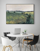 Paysage contemporain-2 by Jacques Clément on GIANT ART - green landscape