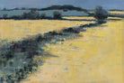 Paysage contemporain -1 by Jacques Clément on GIANT ART - blue landscape field