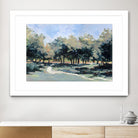 Road in the wood by Jacques Clément on GIANT ART - green landscape forest