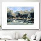 Road in the wood by Jacques Clément on GIANT ART - green landscape forest