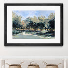 Road in the wood by Jacques Clément on GIANT ART - green landscape forest