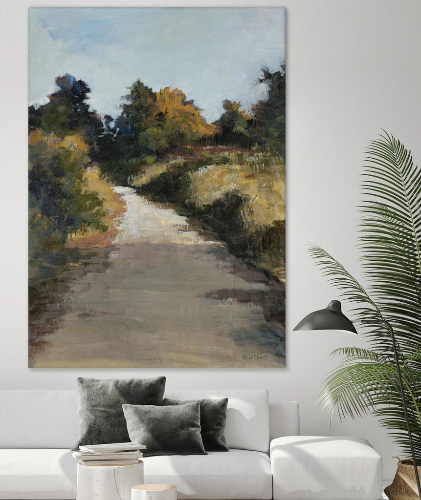 Secret Path by Jacques Clement on GIANT ART - beige landscape route