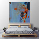 Pas De Mot by Huguette Lagacé on GIANT ART - orange abstract