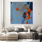 Pas De Mot by Huguette Lagacé on GIANT ART - orange abstract