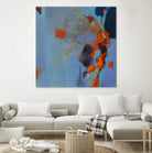 Pas De Mot by Huguette Lagacé on GIANT ART - orange abstract