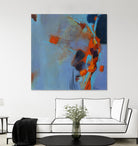Pas De Mot by Huguette Lagacé on GIANT ART - orange abstract