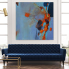 Pas De Mot by Huguette Lagacé on GIANT ART - orange abstract