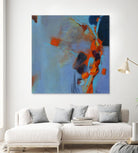 Pas De Mot by Huguette Lagacé on GIANT ART - orange abstract