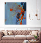 Pas De Mot by Huguette Lagacé on GIANT ART - orange abstract