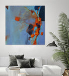 Pas De Mot by Huguette Lagacé on GIANT ART - orange abstract