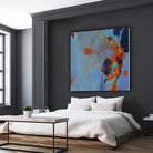 Pas De Mot by Huguette Lagacé on GIANT ART - orange abstract