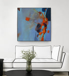 Pas De Mot by Huguette Lagacé on GIANT ART - orange abstract