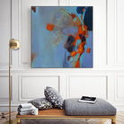 Pas De Mot by Huguette Lagacé on GIANT ART - orange abstract