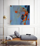 Pas De Mot by Huguette Lagacé on GIANT ART - orange abstract artistes du québec