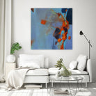 Pas De Mot by Huguette Lagacé on GIANT ART - orange abstract artistes du québec