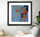 Pas De Mot by Huguette Lagacé on GIANT ART - orange abstract