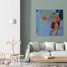 Pas De Mot by Huguette Lagacé on GIANT ART - orange abstract artistes du québec