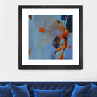 Pas De Mot by Huguette Lagacé on GIANT ART - orange abstract