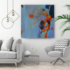 Pas De Mot by Huguette Lagacé on GIANT ART - orange abstract artistes du québec