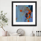 Pas De Mot by Huguette Lagacé on GIANT ART - orange abstract