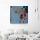 Pas De Mot by Huguette Lagacé on GIANT ART - orange abstract