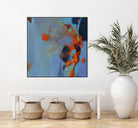 Pas De Mot by Huguette Lagacé on GIANT ART - orange abstract