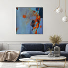 Pas De Mot by Huguette Lagacé on GIANT ART - orange abstract
