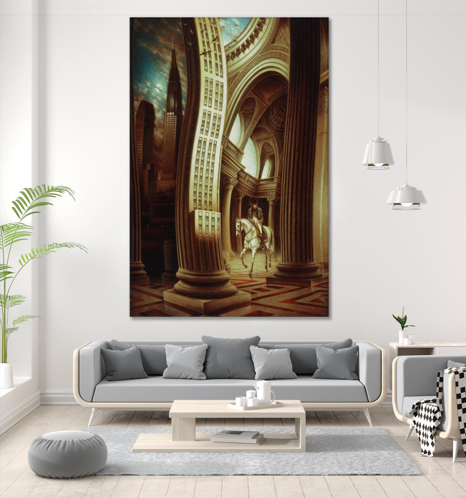 La rôdeur du Pantheon by Alain Cardinal on GIANT ART - beige whimsical napoleon