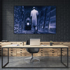 Narco Analyse by Alain Cardinal on GIANT ART - blue figurative ville