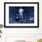 Narco Analyse by Alain Cardinal on GIANT ART - blue figurative ville