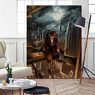 Dr. Orpheus by Alain Cardinal on GIANT ART - rust figurative poutre