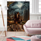 Dr. Orpheus by Alain Cardinal on GIANT ART - rust figurative poutre