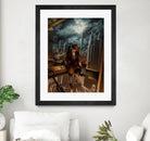 Dr. Orpheus by Alain Cardinal on GIANT ART - rust figurative poutre