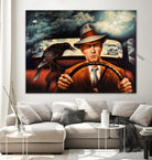 Dr. Alfred & Mr. James by Alain Cardinal on GIANT ART - beige figurative films