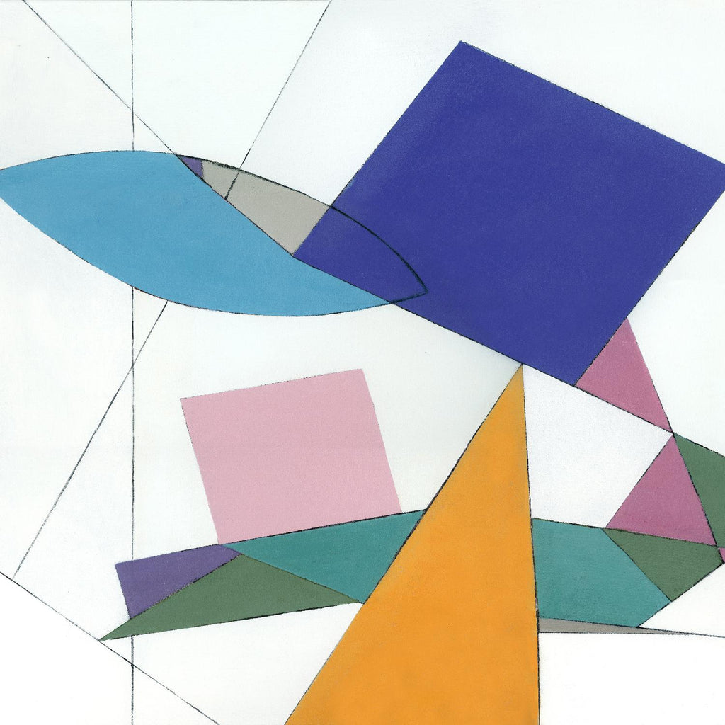 Serpentin by Diane Lambin on GIANT ART - white shapes triangles