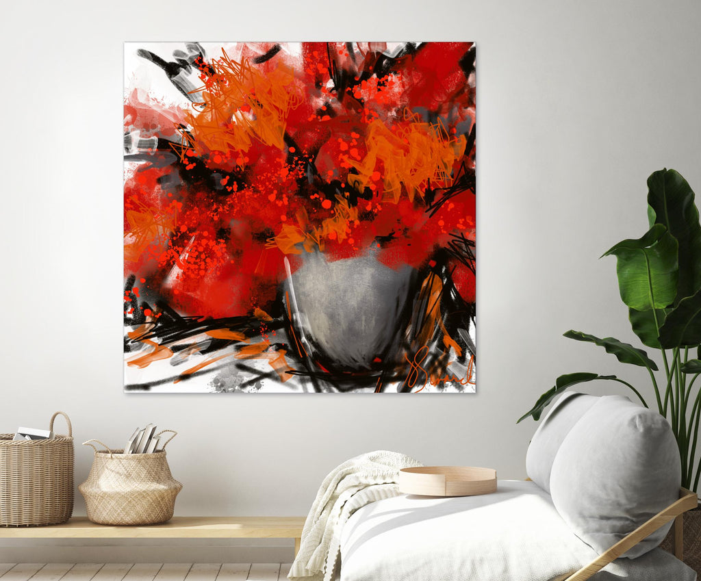 Tangerino by Doris Savard on GIANT ART - orange digital contemporary