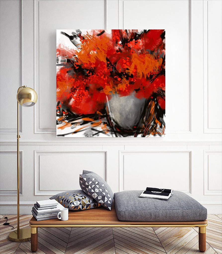 Tangerino by Doris Savard on GIANT ART - orange digital quebec artists