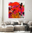 Joy by Doris Savard on GIANT ART - red digital fleurs contemporaines