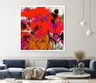 Joy by Doris Savard on GIANT ART - red digital fleurs contemporaines