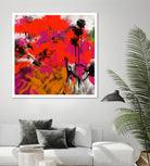 Joy by Doris Savard on GIANT ART - red digital fleurs contemporaines